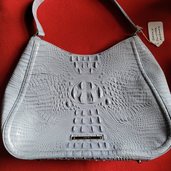 Brahmin Vada Hobo Periwinkle Melbourne Handbag - Like New - Picture 16 of 16